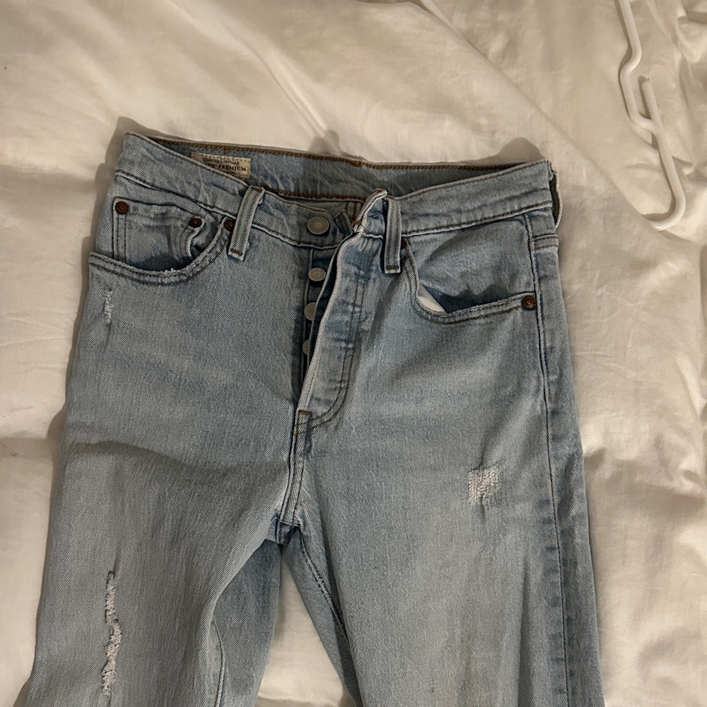 Levi's Light Blue Boyfriend Jeans